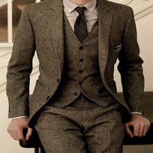 Load image into Gallery viewer, Wedding suit 3 pics  formal costume homme mens dresses tailored models terno masculino marraige suits for men silim traje hombre