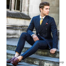 Load image into Gallery viewer, Wedding suit 3 pics  formal costume homme mens dresses tailored models terno masculino marraige suits for men silim traje hombre